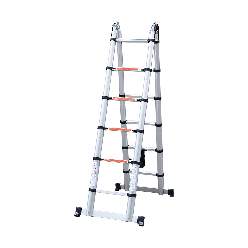 Enhanced version-joint dual-purpose telescopic ladder WG601-380B