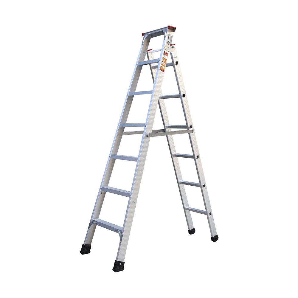 Wide pedal dual-purpose folding ladder WG612-7