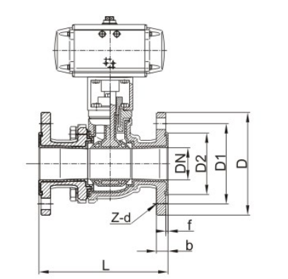 衬氟自控球阀 ZSOPFA/F46、ZSVPFA/F46