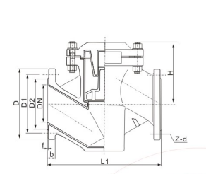 衬氟止回阀 H40PFA/F4/F46/GXPO、H41PFA/F4/F46/GXPO、H42PFA/F4/F46/GXPO