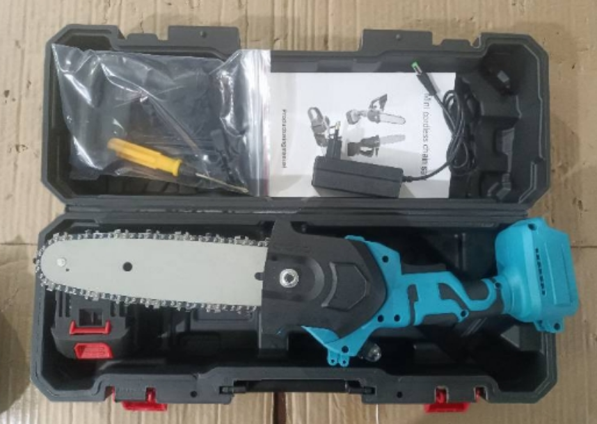 Lithium battery brushless wireless hand-held portable one-handed high-power electric chain saw20230811-3