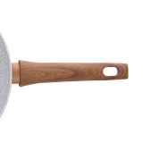 Grey Marble Coated Sauce Pan