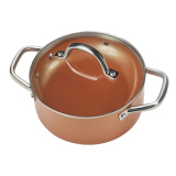 Copper Sauce Pan With Lid