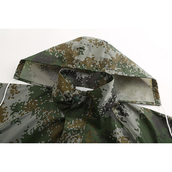 AYKRM Reflective Rain Poncho Raincoat Rain Cape for Outdoor Travel Camping AR-017