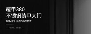 “十”不同「超甲380不锈钢装甲大门」