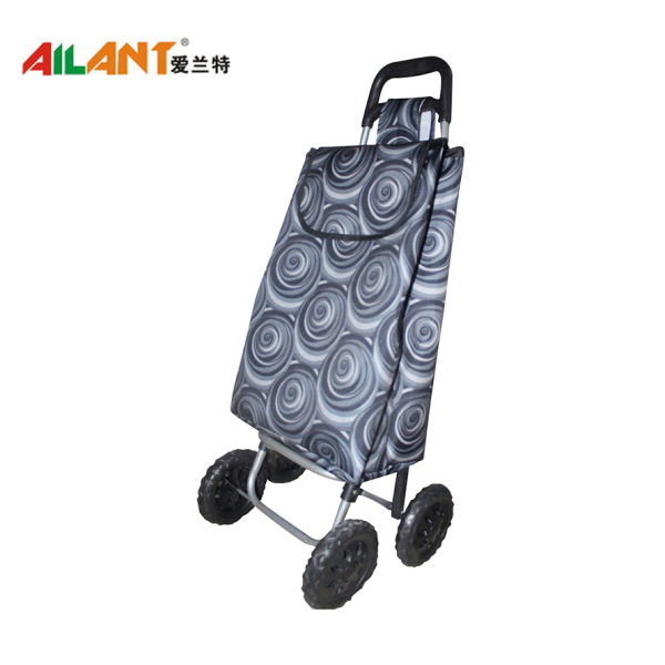 four wheel shopping trolley