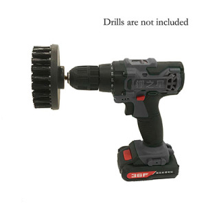 Black electric drill brush 4 inches 