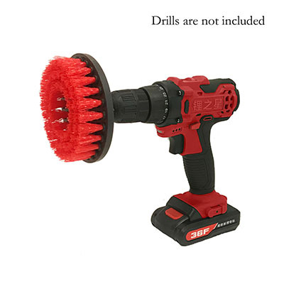 Red electric drill brush hollow 