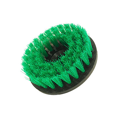 Green electric drill brush hollow 