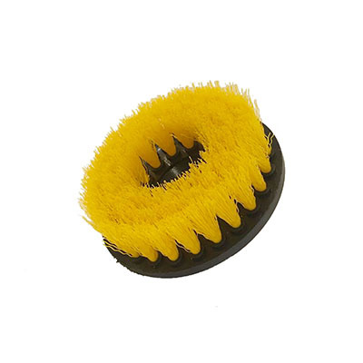 Yellow electric drill brush hollow 
