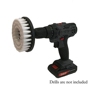 White electric drill brush hollow 