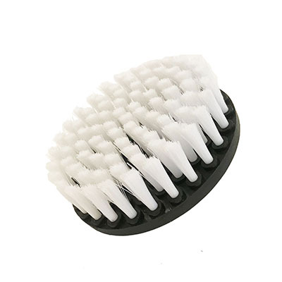 White electric drill brush 5 inches 