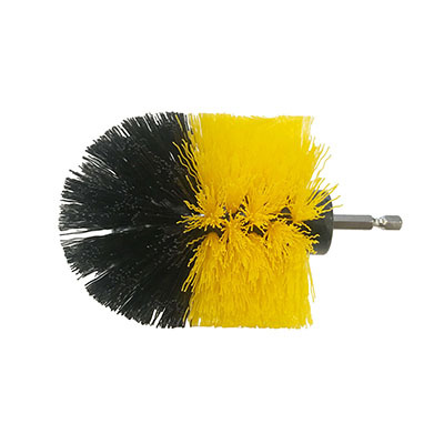 Yellow electric drill brush 3.5 inches 