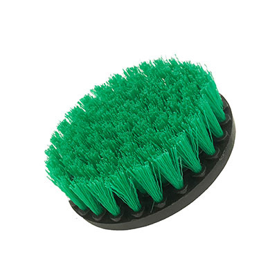 Green electric drill brush 5 inches 