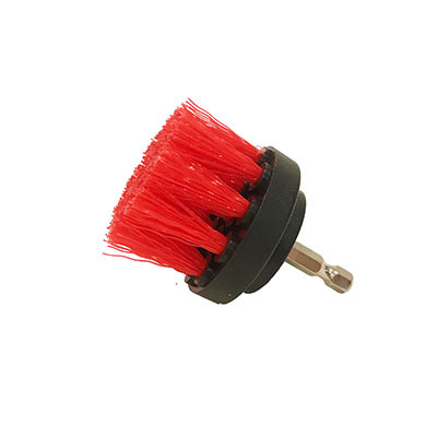 Red electric drill brush 2 inches 