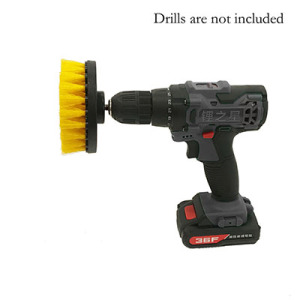 Yellow electric drill brush 4 inches 