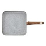 Grey Marble Coated Griddle Pan