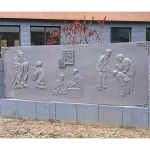 宁波学校浮雕 
