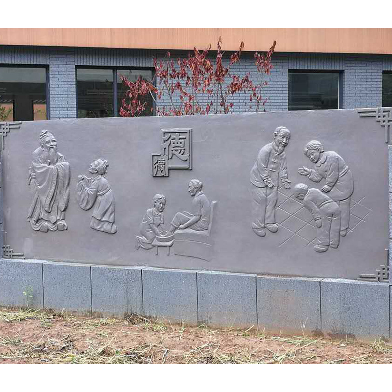 宁波学校浮雕