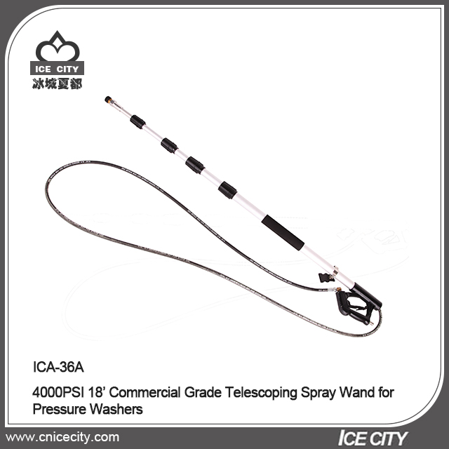 4000PSI 18’ Commercial Grade Telescoping Spray Wand for Pressure Washers ICA-36A