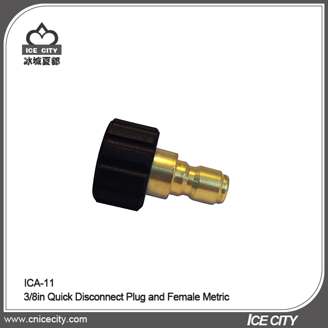 3/8in Quick Disconnect Plug and Female Metric ICA-11