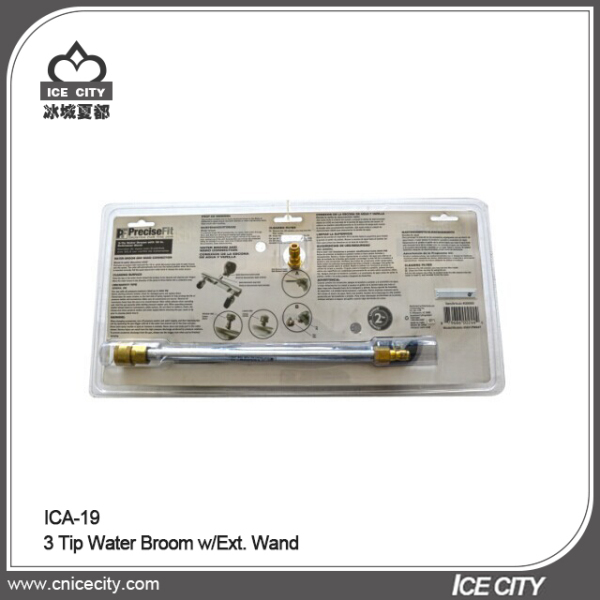 3 Tip Water Broom w/Ext. Wand ICA-19