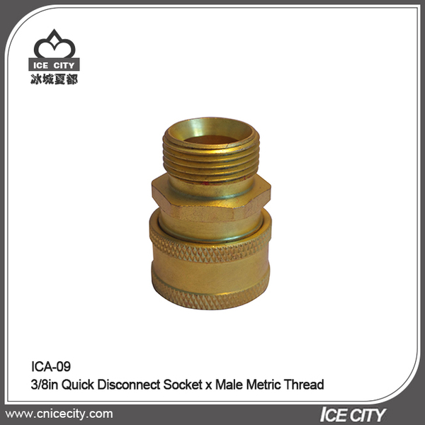 3/8in Quick Disconnect Socket x Male Metric Thread ICA-09