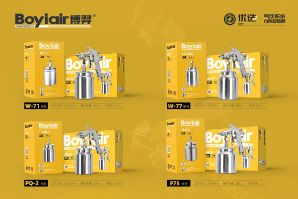 Pneumatic spray gun W-71