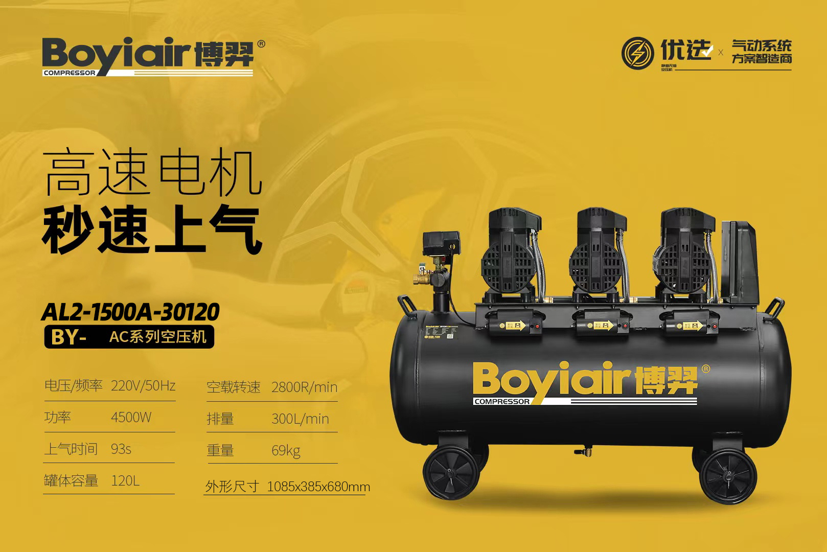 Air compressor AL2-1500A-30120