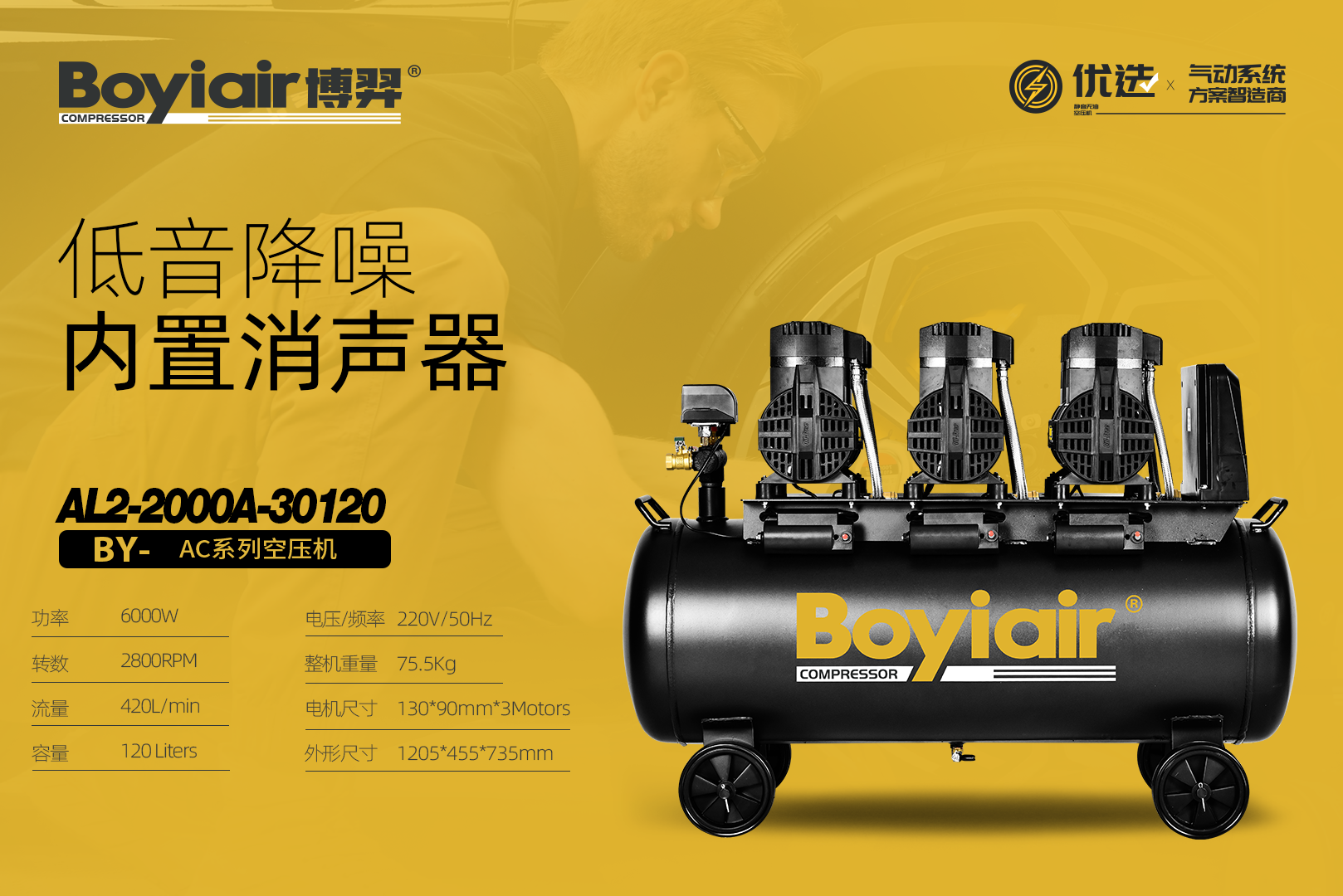 Air compressor AL2-2000A-30120