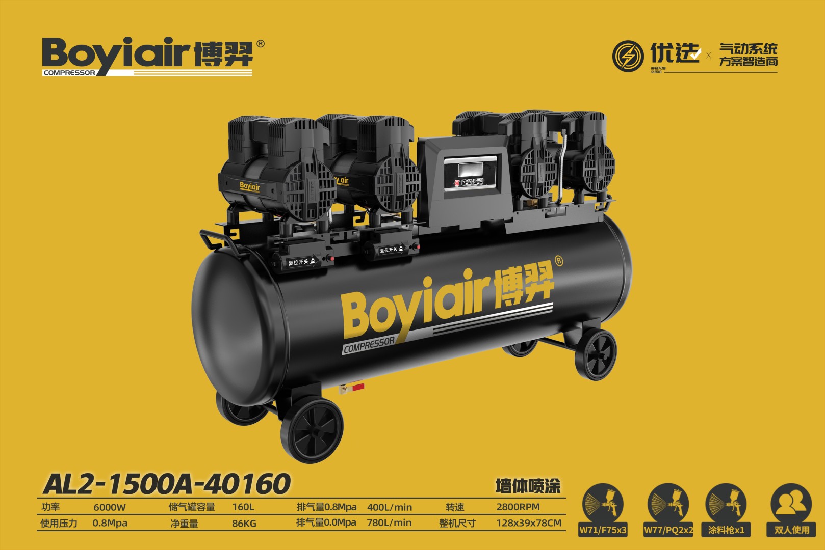 Equipment Accessory - Two-pole Motor AL2-1500A-40160