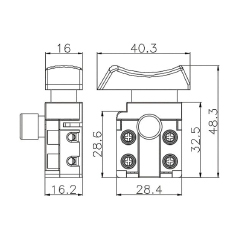 Trigger ON-OFF switch FA2-5/2D-6