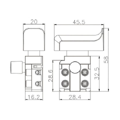 Trigger ON-OFF switch FA2-5/2D-37