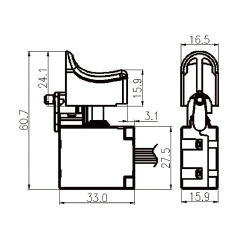 DC Brushless Signal Switch FA8-16/11-A21