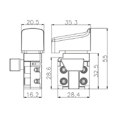 Trigger ON-OFF switch FA2-5/2D-33