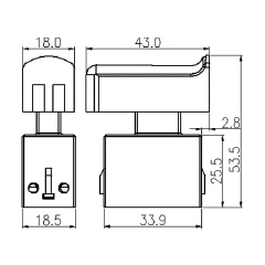 Trigger ON-OFF switch FA2-5/2B-A26