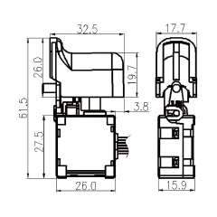 DC Brushless Signal Switch FA8-16/6-A22