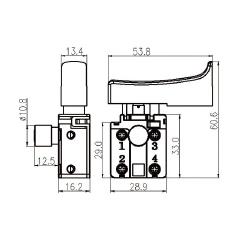 Trigger ON-OFF switch FA3-10/2D-A17