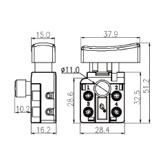 Trigger ON-OFF switch FA4-10/2D-A21