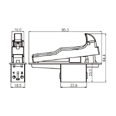 Trigger ON-OFF switch FA2-5/2B-A22