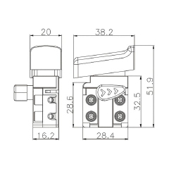 Trigger ON-OFF switch FA2-5/2D-30
