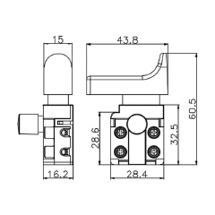 Trigger ON-OFF switch FA2-5/2D-28