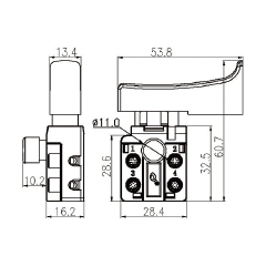 Trigger ON-OFF switch FA4-10/2D-A17