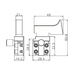 Trigger ON-OFF switch FA2-5/2D-2