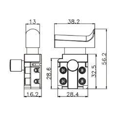 Trigger ON-OFF switch FA2-5/2D-23