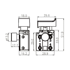 Trigger ON-OFF switch FA3-10/2D-A4