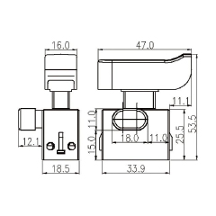 Trigger ON-OFF switch FA2-5/2B-A27