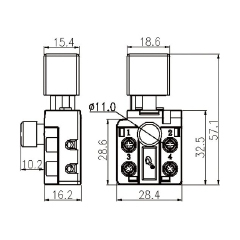 Trigger ON-OFF switch FA4-10/2D-A32