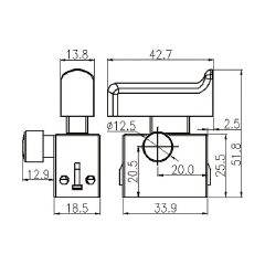 Trigger ON-OFF switch FA2-5/2B-A28