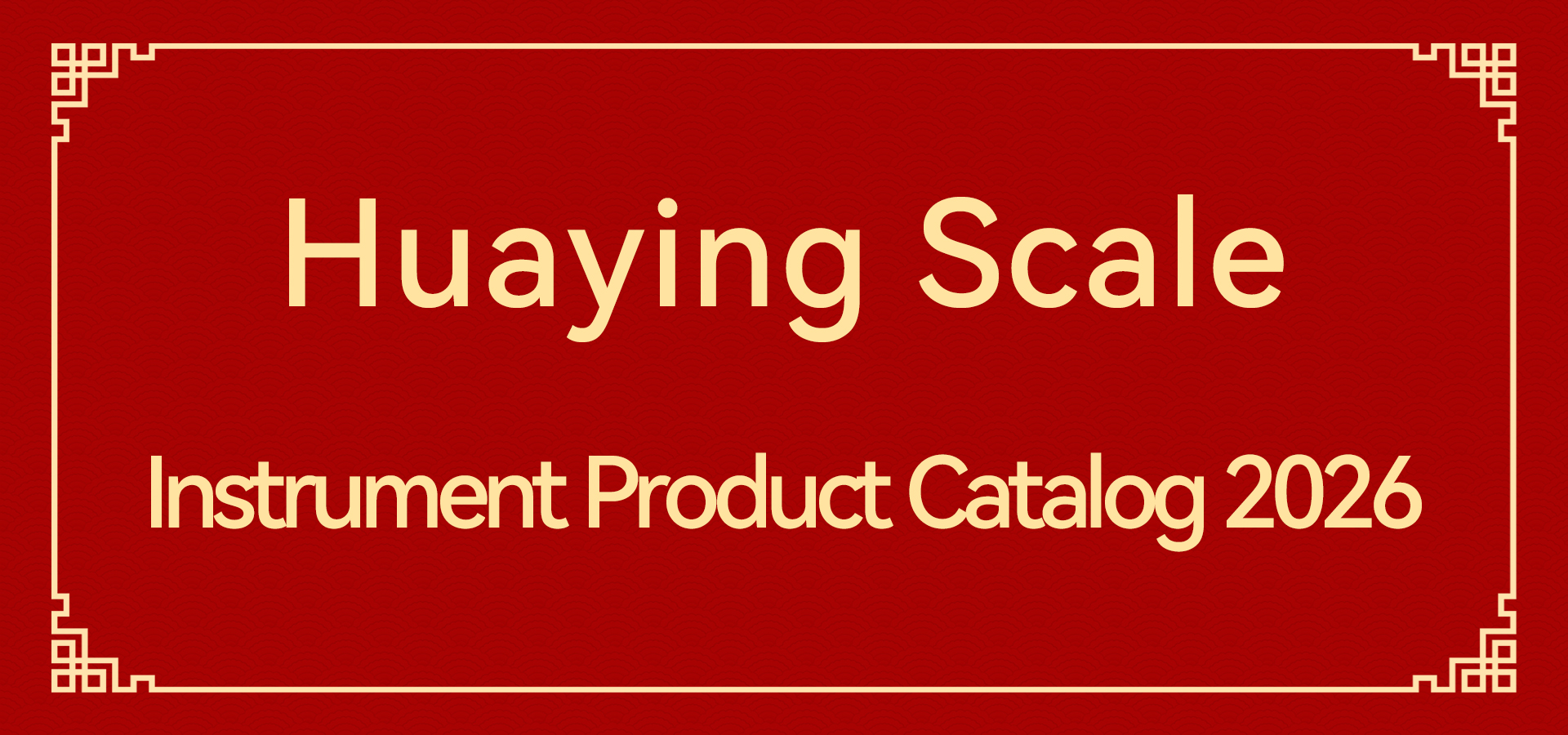 Huaying Scales Instrument Product Catalog 2026